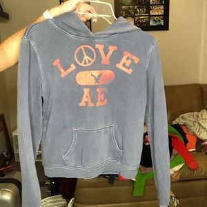 Navy blue American eagle sweater